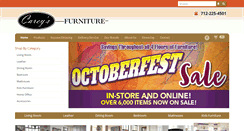 Desktop Screenshot of careysfurniture.com